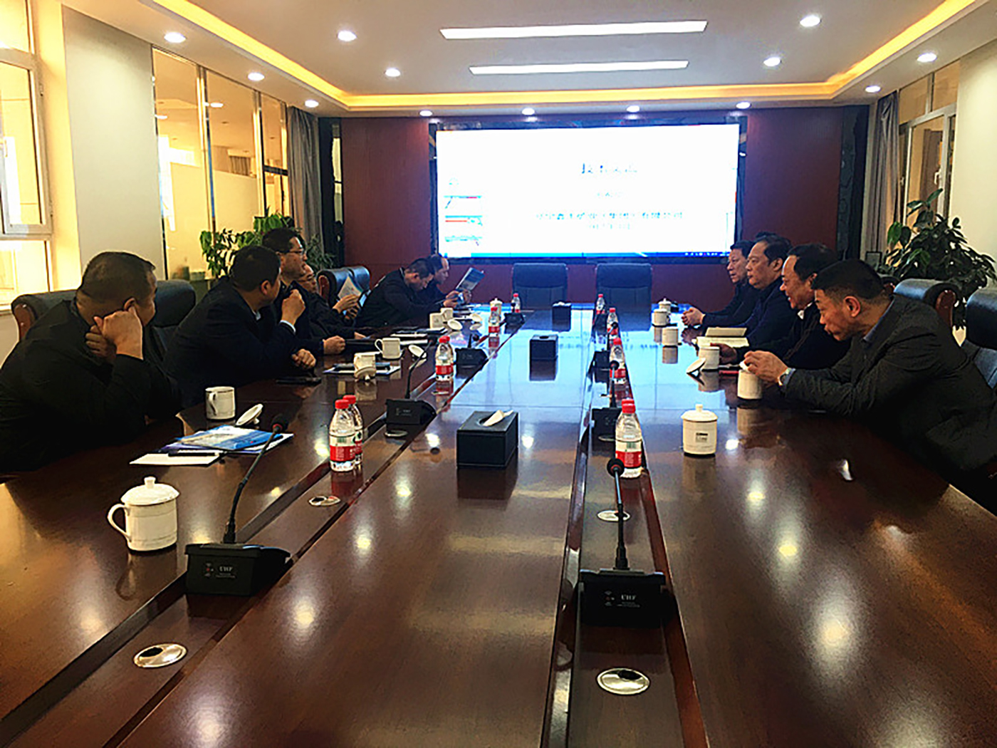 山西西銘礦、屯蘭礦領(lǐng)導(dǎo)來我司考察